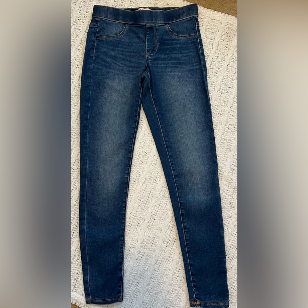 Girls Size 16 SO Dark Blue Jeggings